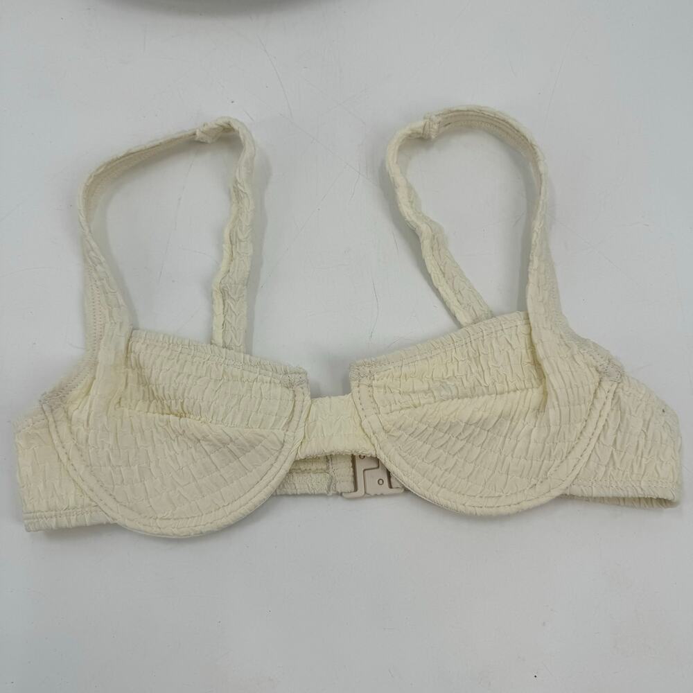 Nasty Gal Cream bikini top